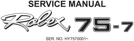 Product picture Hyundai Robex 75-7 Mini Excavator Workshop Service Manaual